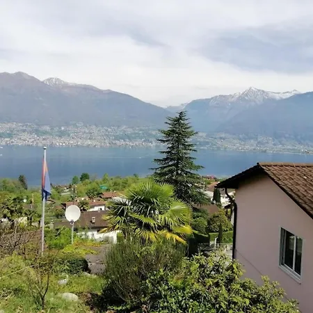 Traumhafter Blick Auf Maggiore Apartment Piazzogna